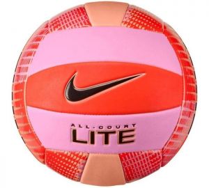 М'яч волейбольний Nike ALL COURT LITE VOLLEYBALL DEFLATED PICANTE RED/APRICOT AGATE/BLACK size 5